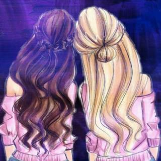 Cute bestie wallpaper