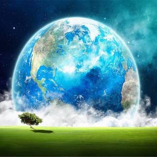 Sky and Earth wallpaper