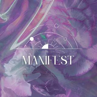 Purple collage desktop wallpaper