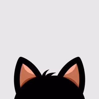 Black cat cartoon wallpaper