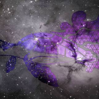 Purple turtles wallpaper