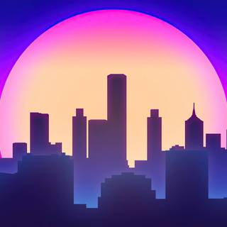 City summer vibes wallpaper