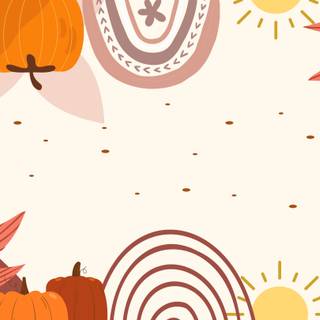 Autumn boho wallpaper