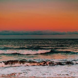 Preppy summer beach wallpaper