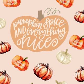 Pink aesthetic autumn wallpaper
