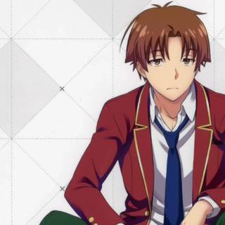 Ayanokoji serious look wallpaper