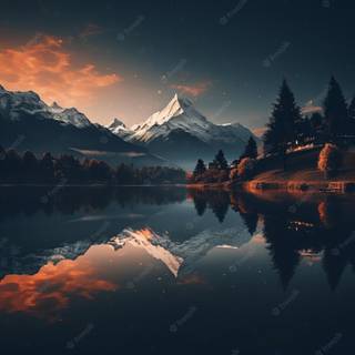 4k landscape dark wallpaper