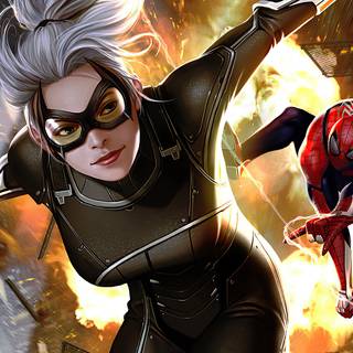 Black Marvel 4k wallpaper