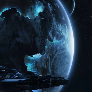 iPhone 4k planet wallpaper