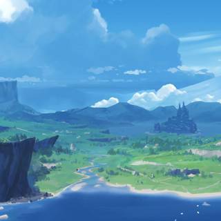 4k anime nature mobile wallpaper