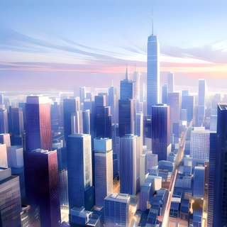 Anime cityscape 4k wallpaper