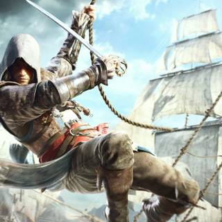 Black Flag 4k wallpaper