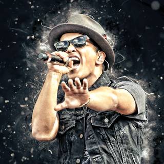 Bruno Mars 4k wallpaper