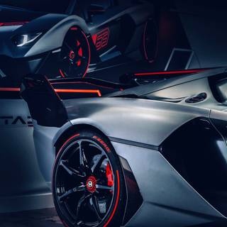 Racing cars phone wallpaper