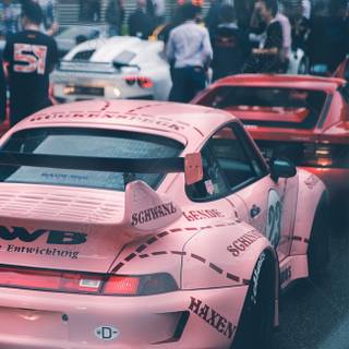 Racing cars phone wallpaper