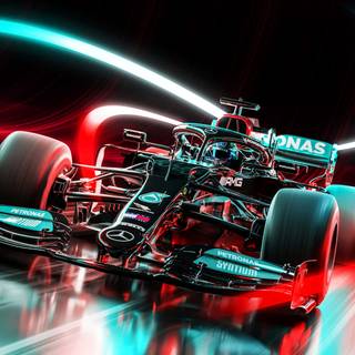 F1 night race desktop wallpaper