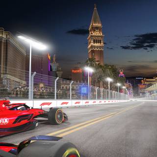 F1 night race desktop wallpaper