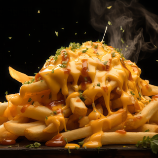 Cheese fries wallpaper