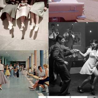 1950s phone aesthetic wallpaper