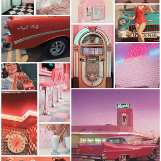 1950s phone aesthetic wallpaper