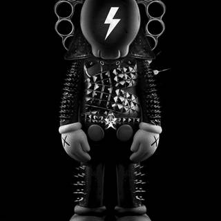 Kaws black wallpaper