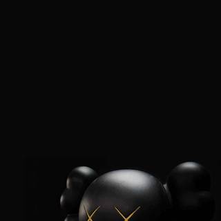 Kaws black wallpaper