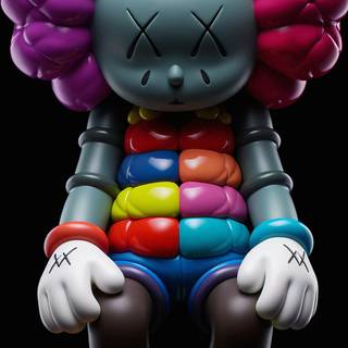 Kaws black wallpaper