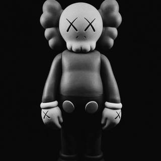 Kaws black wallpaper