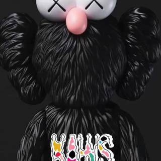 Kaws black wallpaper