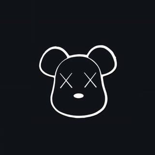 Kaws black wallpaper