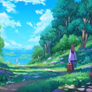 Nature lofi wallpaper