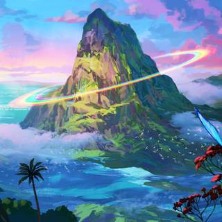 Nature lofi wallpaper