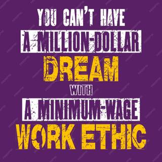 Motivational work ethic phone wallpaper