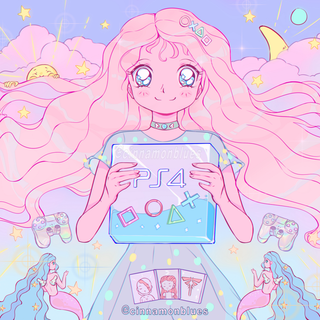 Kawaii PlayStation wallpaper