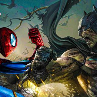 Batman vs Spider-Man wallpaper