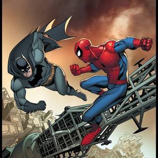 Batman vs Spider-Man wallpaper