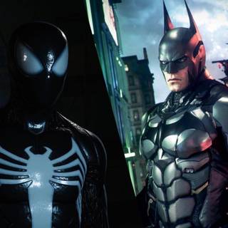 Batman vs Spider-Man wallpaper