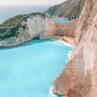 Greek beach wallpaper