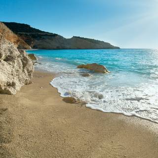 Greek beach wallpaper