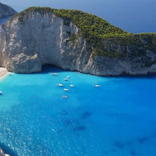 Greek beach wallpaper