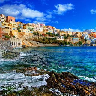 Greek beach wallpaper