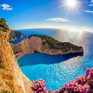 Greek beach wallpaper