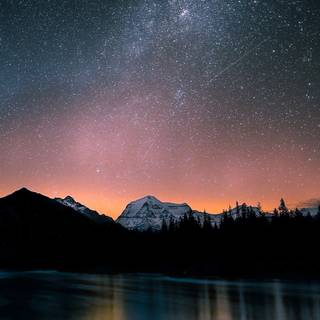 Lakes with trees wallpaper