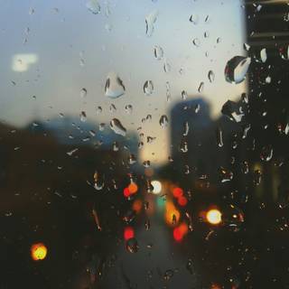 Rain blur wallpaper