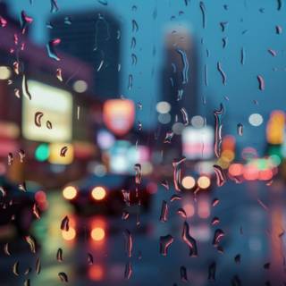 Rain blur wallpaper