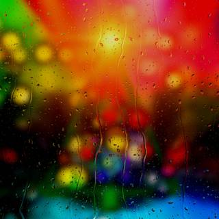 Rain blur wallpaper