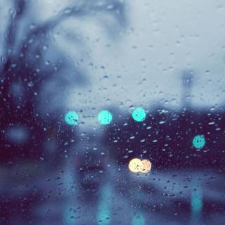 Rain blur wallpaper