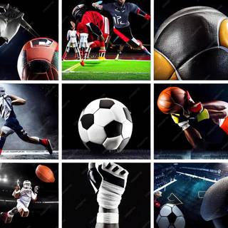 Sports collage wallpaper