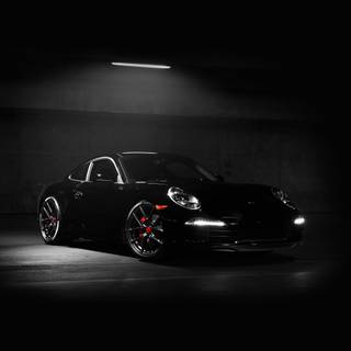 Black supercar wallpaper