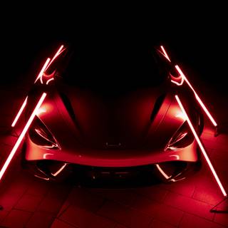 Black supercar wallpaper